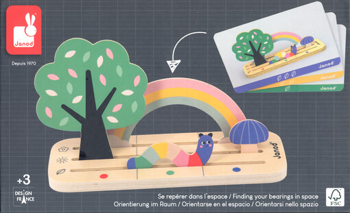 Prostorová orientace : vzdělávací hra pro děti. Zahrada