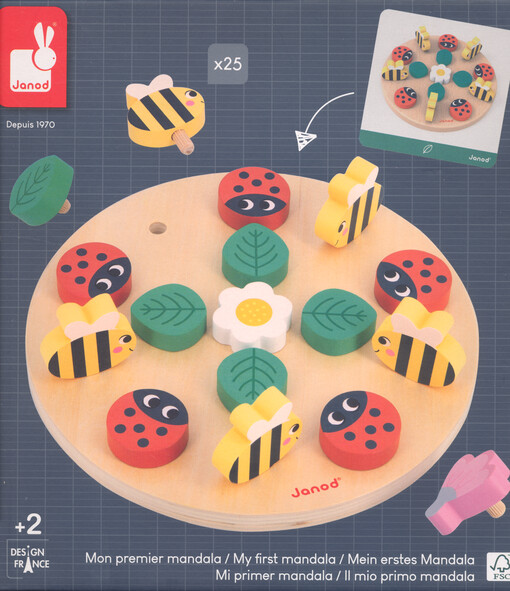 Moje první mandala. Zahrada