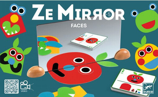 Zrcadlové obrázky. Tváře = Ze Mirror. Faces