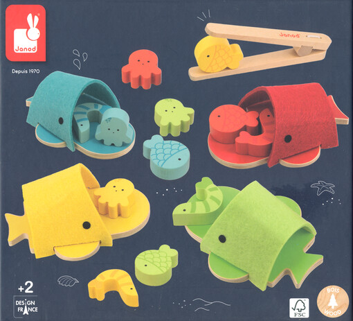 Barevné velryby : [třídící hra dle barev]