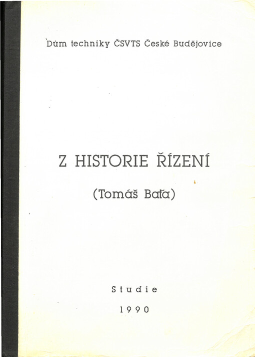 Úvahy a projevy. Svazek I., Mé začátky