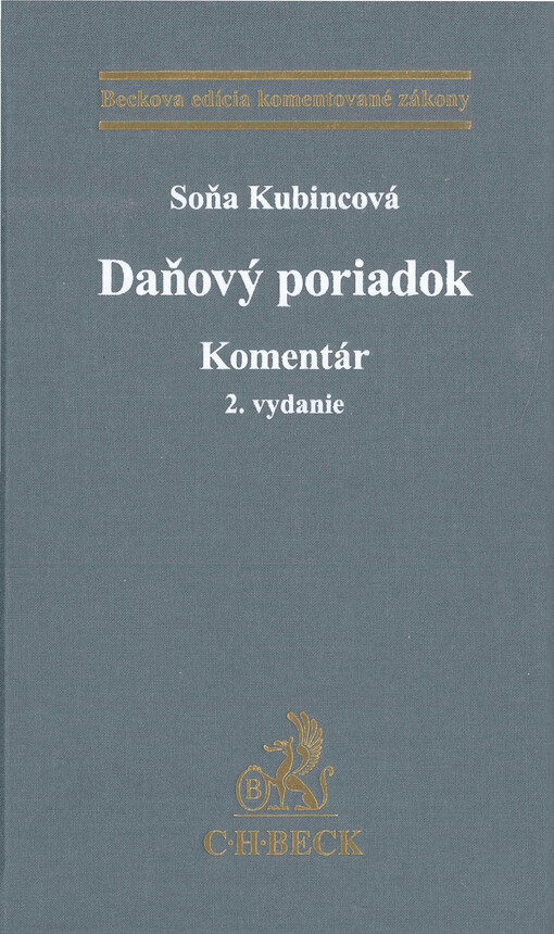 Daňový poriadok : komentár