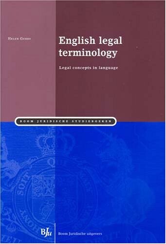 English Legal Terminology: Legal Concepts In Language