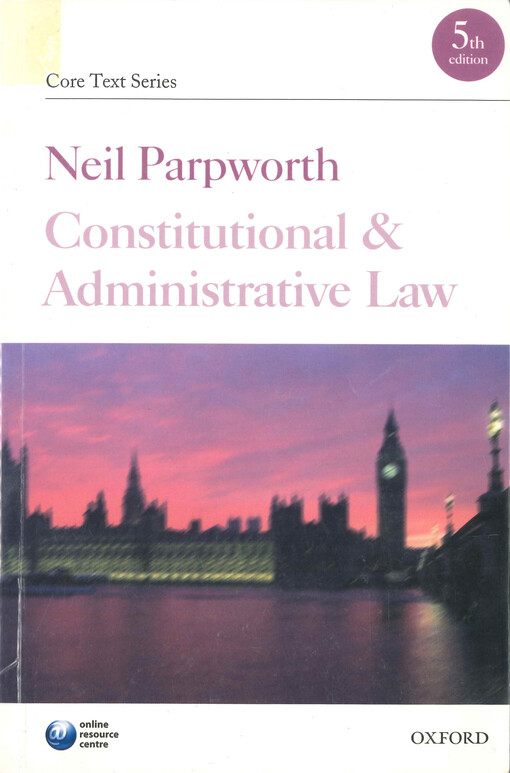 Constitutional and administrative law