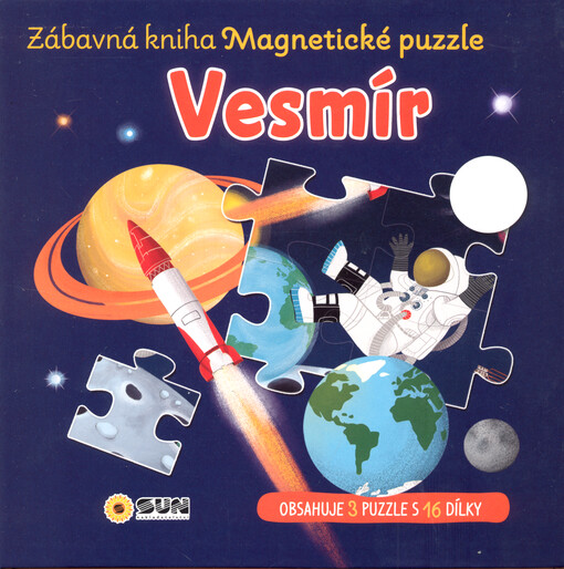 Vesmír : zábavná kniha Magnetické puzzle