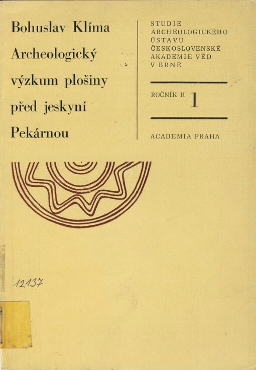 Archeologický výzkum plošiny před jeskyní Pekárnou