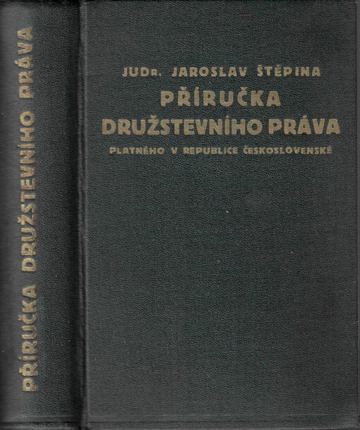 Příručka družstevního práva platného v republice Československé