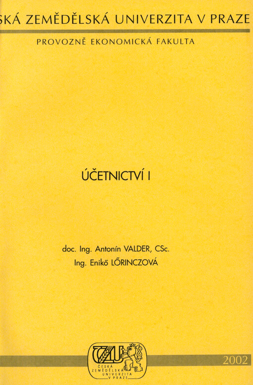 Účetnictví I