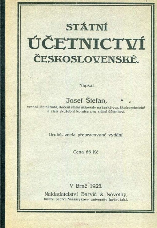 Státní účetnictví československé