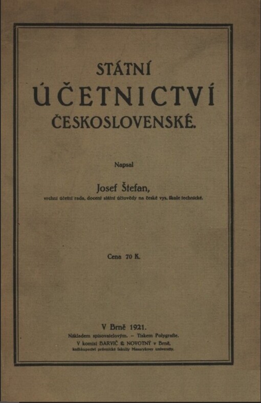 Státní účetnictví československé