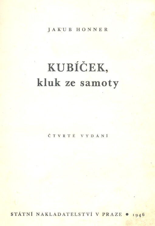 Kubíček, kluk ze samoty