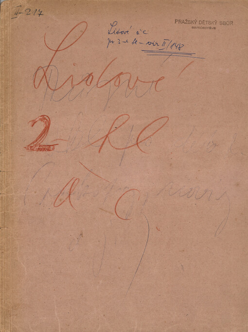 [Dvojhlasé lidové písně a cappella]