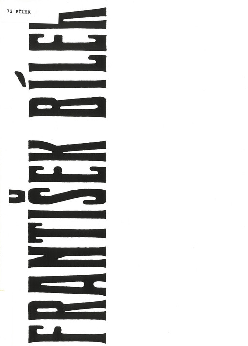 František Bílek : Státní galerie ve Zlíně, Dům umění listopad 1991 - leden 1992