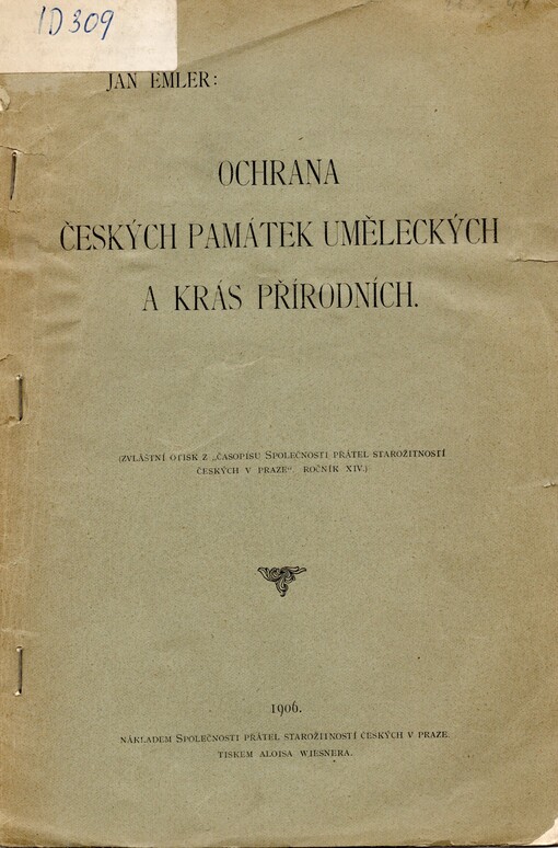 Ochrana českých památek uměleckých a krás přírodních
