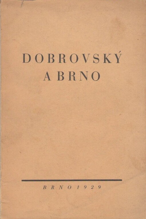 Dobrovský a Brno