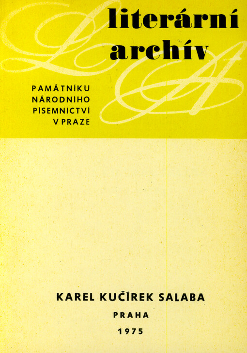 Karel Kučírek-Salaba (1886-1918) : literární pozůstalost