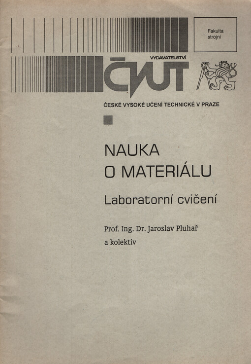 Nauka o materiálu : laboratorní cvičení