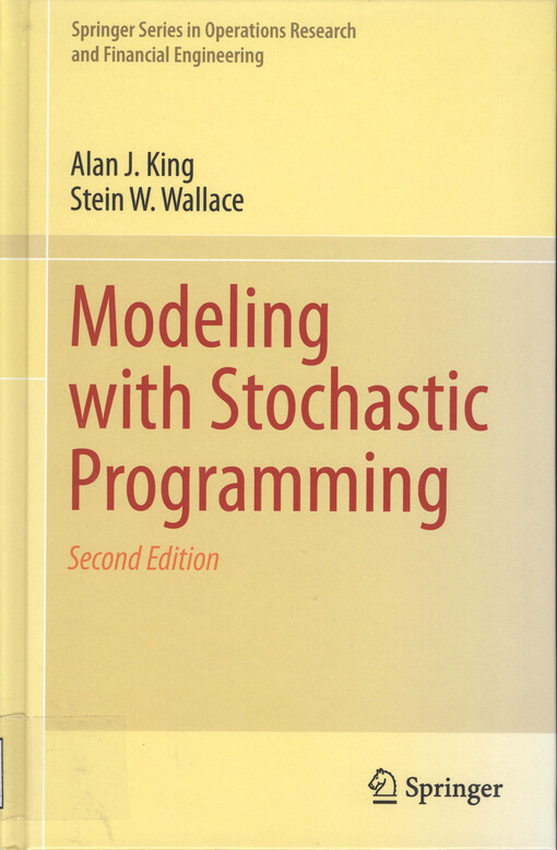 Modeling with stochastic programming