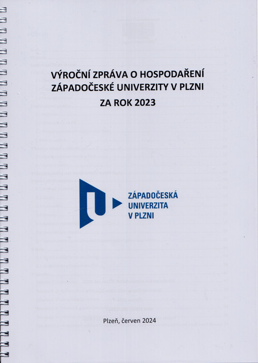 Výroční zpráva o hospodaření Západočeské univerzity v Plzni za rok 2023