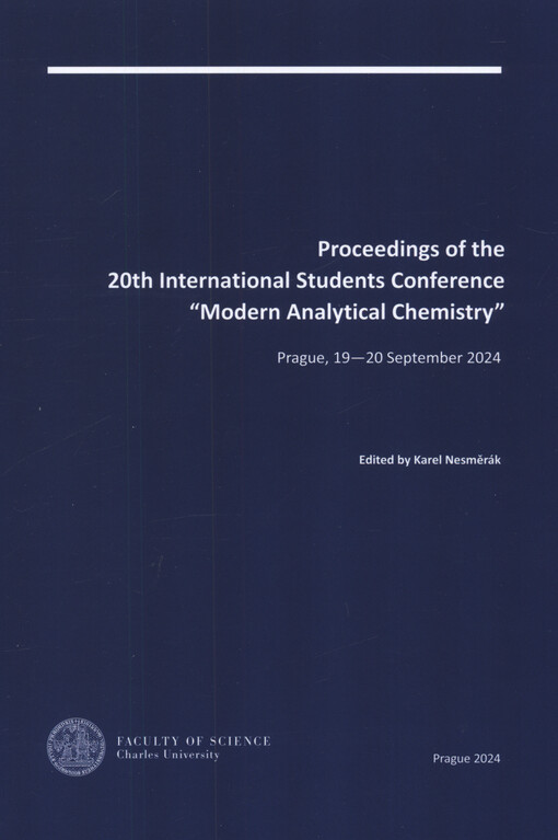Modern Analytical Chemistry : proceedings of the ... international students conference ...