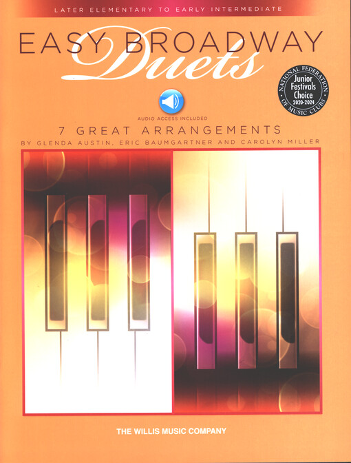Easy Broadway Duets - Later Elementary to Early Intermediate Level