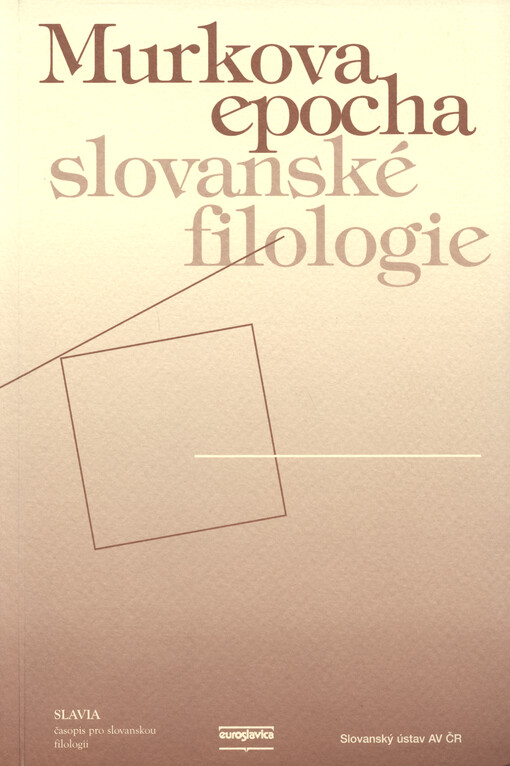 Murkova epocha slovanské filologie