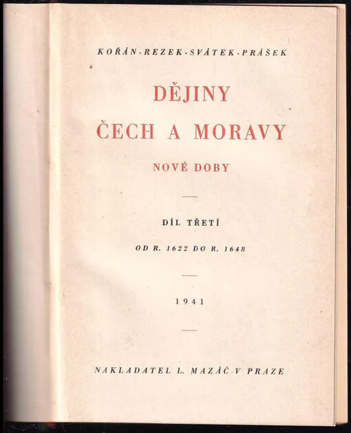 Dějiny Čech a Moravy nové doby