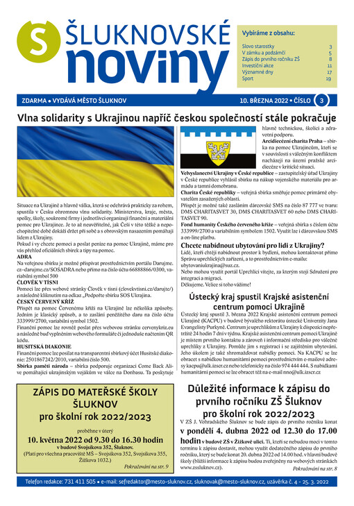 Šluknovské noviny : měsíčník pro šluknovské občany