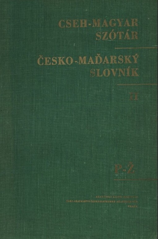 Cseh-magyar szótár =Česko-maďarský slovník