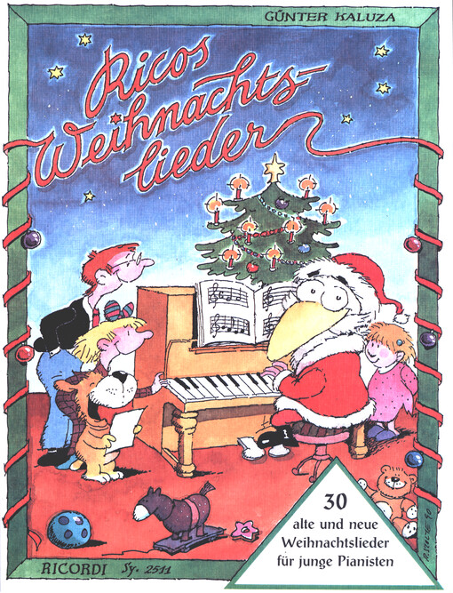 Ricos Weihnachtslieder - 30 starých a nových vánočních písní pro mladé klavíristy