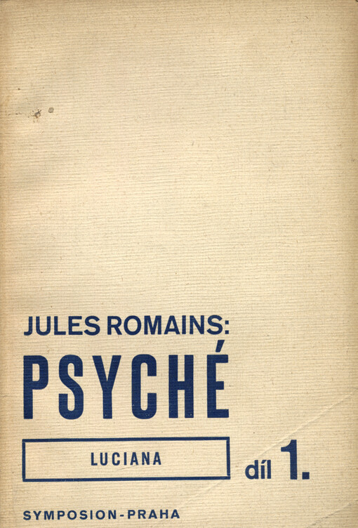 Psyché. 1. díl, Luciana
