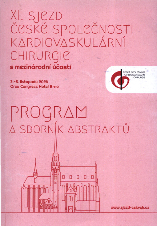 ... sjezd České společnosti kardiovaskulární chirurgie s mezinárodní účastí : program a sborník abstraktů : ...