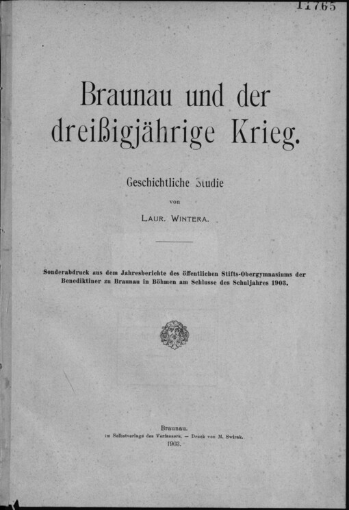Braunau und der dreissigjährige Krig