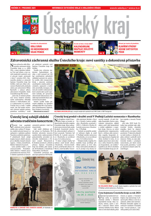 Ústecký kraj : informace Ústeckého kraje a krajského úřadu