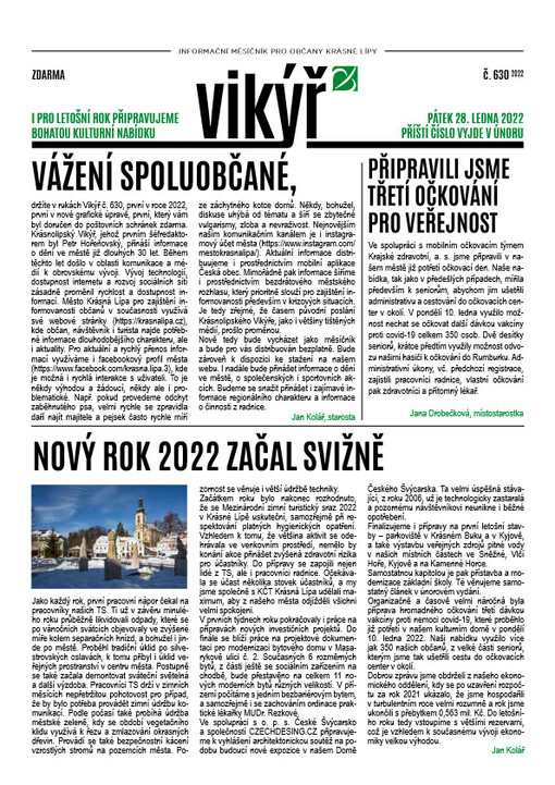 Vikýř : krásnolipský půlměsíčník