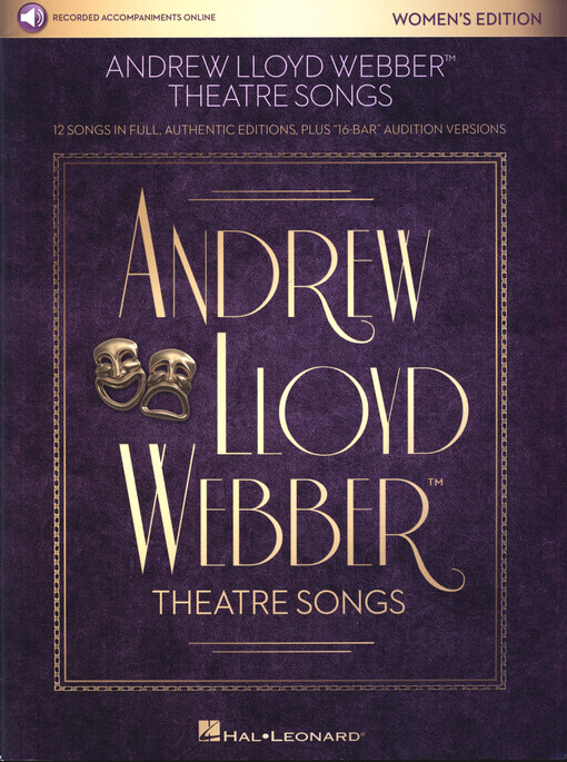 Andrew Lloyd Webber : Theatre Songs : Women's Edition