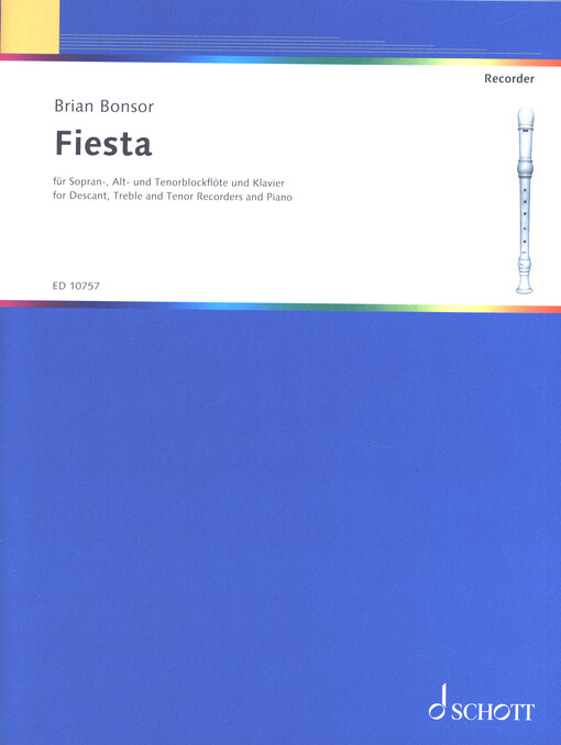 Fiesta : descant, treble, tenor recorders piano