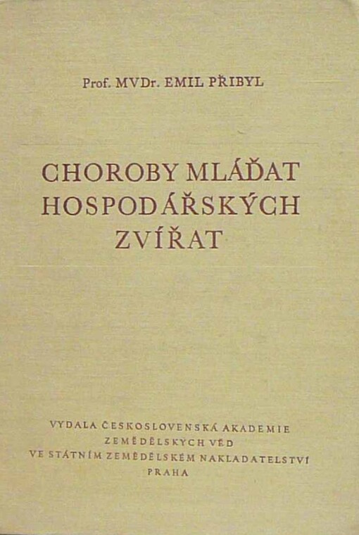 Choroby mláďat hospodářských zvířat