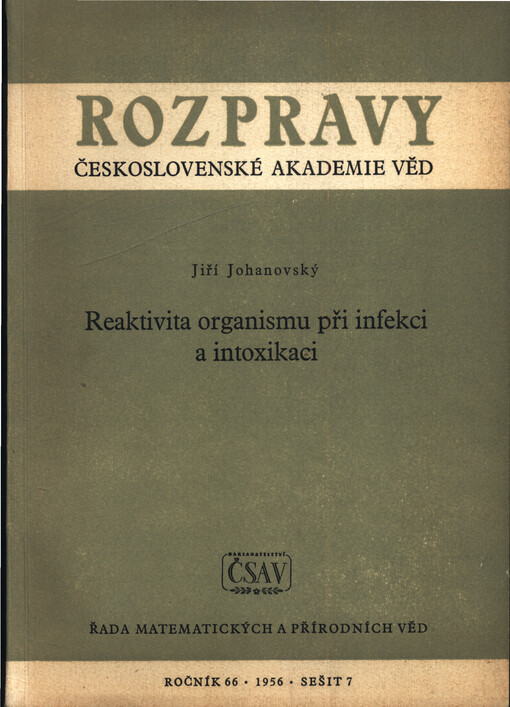 Rozpravy Československé akademie věd. Řada matematických a přírodních věd
