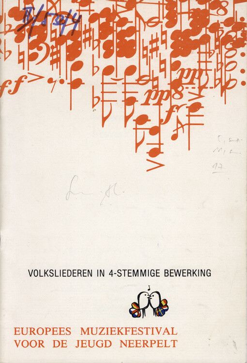 Volksliederen in 4-stemmige bewerking