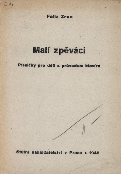 Malí zpěváci : písničky pro děti s průvodem klavíru