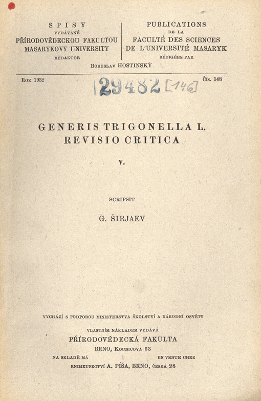 Generis Trigonella L. : revisio critica. V