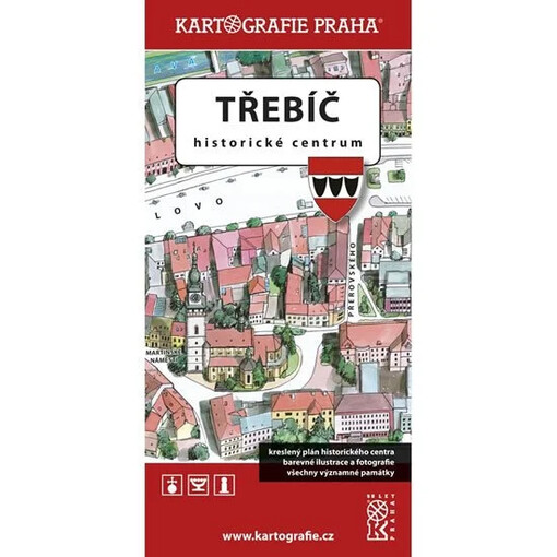 Třebíčhistorické centrum : kreslený plán historického centra