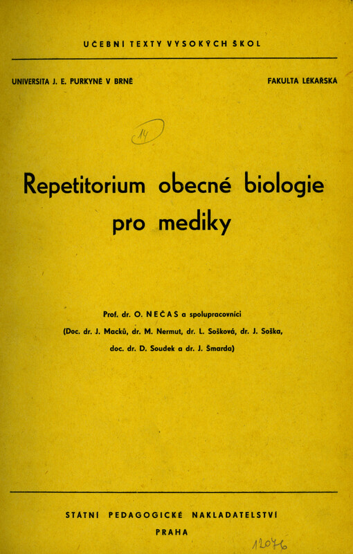 Repetitorium obecné biologie pro mediky