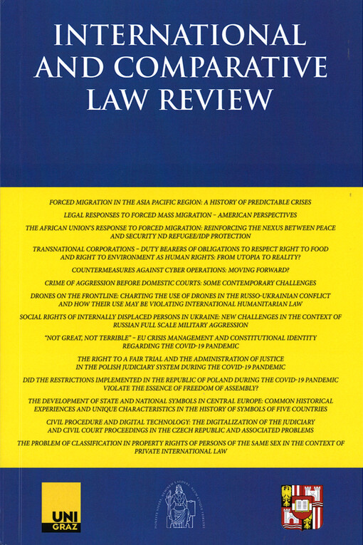International and comparative law review