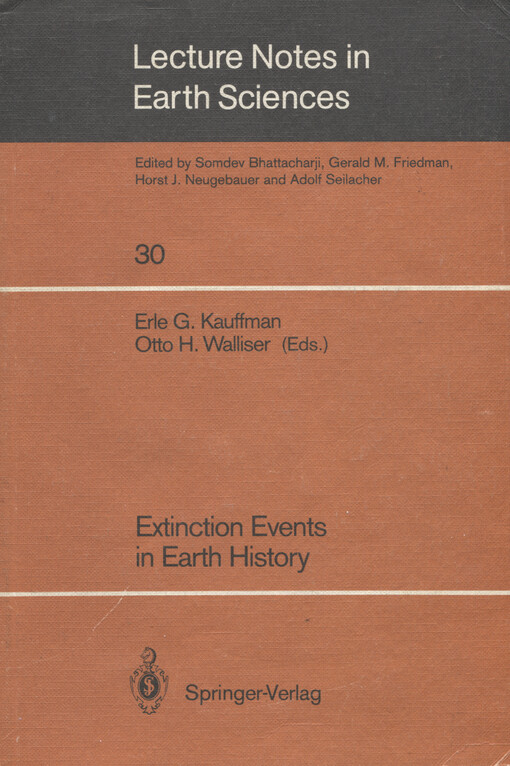 Extinction events in Earth history : proceedings of the Project 216, Global Biological Events in Earth History