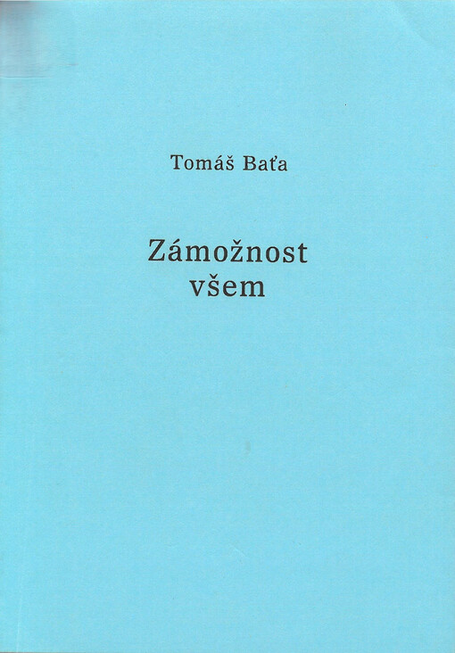 Zámožnost všem