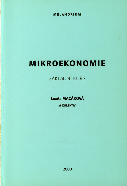 Mikroekonomie : (základní kurs)