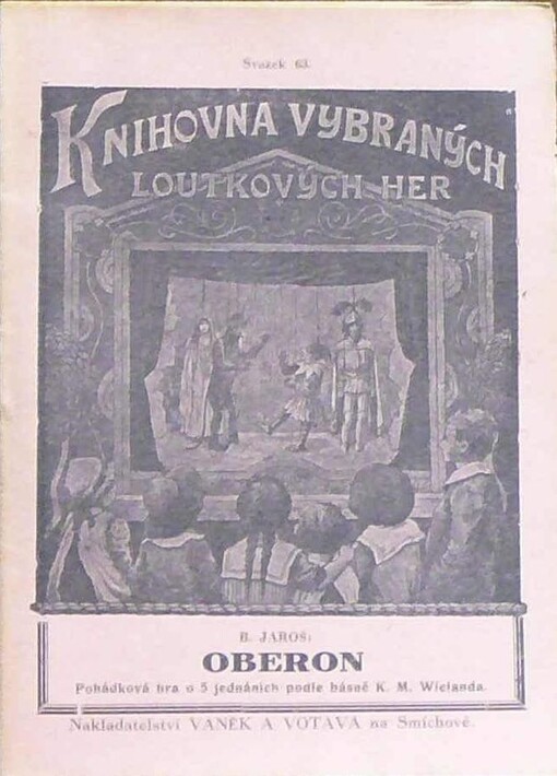 Oberon :pohádková hra o pěti jednáních podle básně K.M. Wielanda