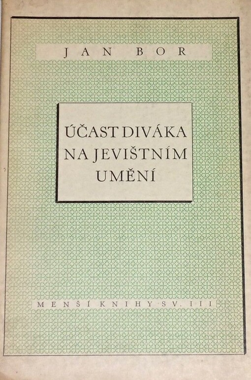 Účast diváka na jevištním umění